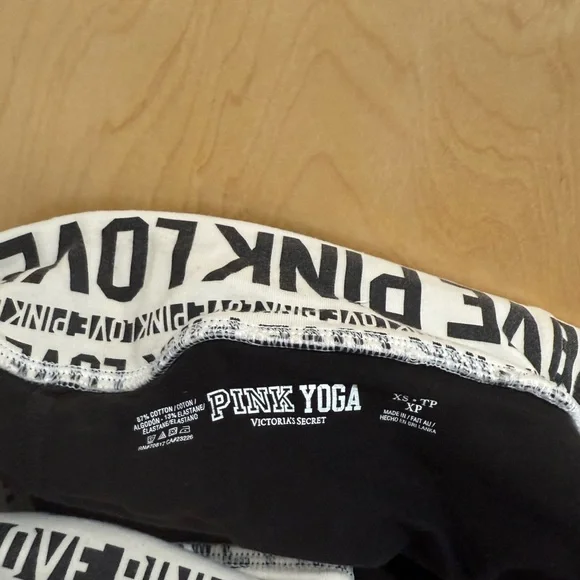 PINK Black Yoga Shorts - Picture 4 of 4